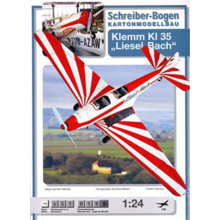 Klemm Kl-35 «Liesel Bach» – немецкий/ литовский учебно - тренировочный самолет
