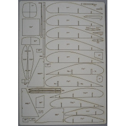 ANT-9 „Krokodil“ – the Soviet agitation airplane - the laser-cut parts