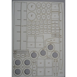 ANT-9 „Krokodil“ – the Soviet agitation airplane - the laser-cut parts