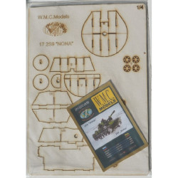 2S9 „Nona“ – the Soviet/ Russian self-propelled artillery unit - the kit