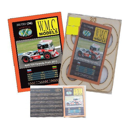 MAN TGX Formula Truck 2013 – vokiškas lenktyninis sunkvežimis – rinkinys