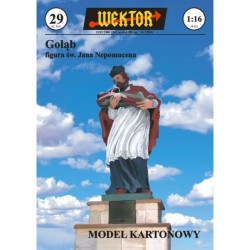 St. Joan Nepomuk's sculpture in Golamby (Poland)- a set