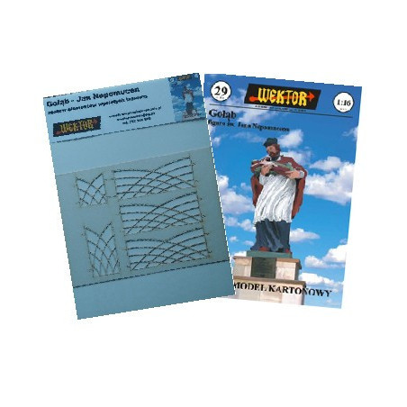 St. Joan Nepomuk's sculpture in Golamby (Poland)- a set