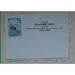 Bloch MB. 152C1 – Prancūzijos naikintuvas – rinkinys