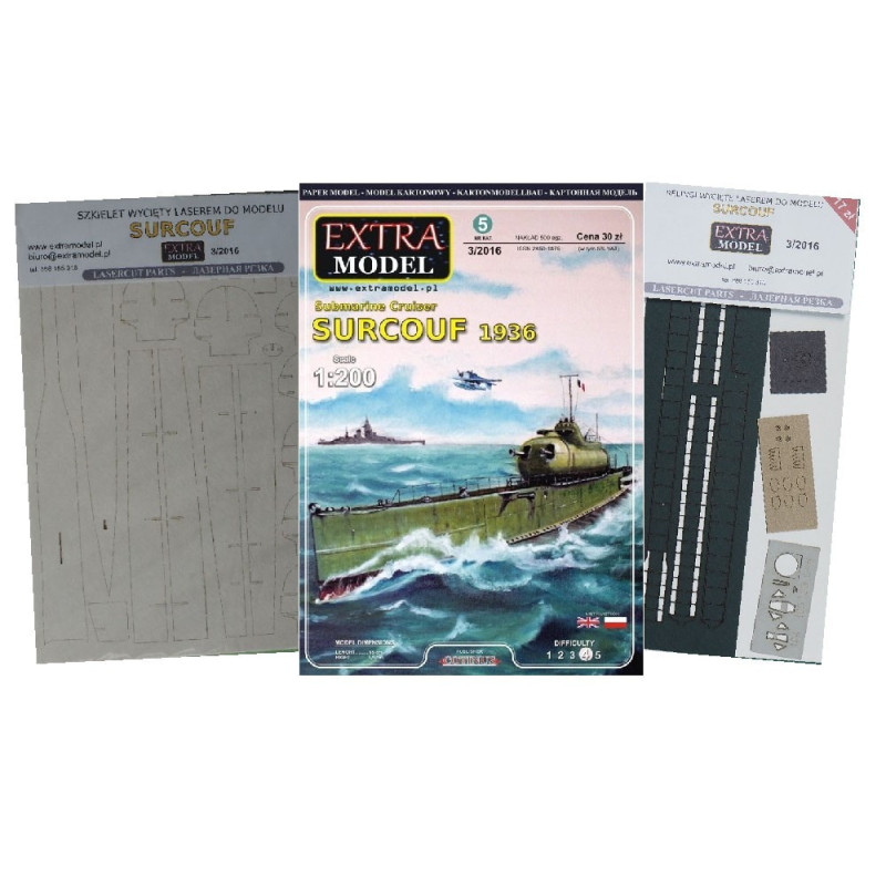 „Surcouf“ – the French submarine cruiser - a kit