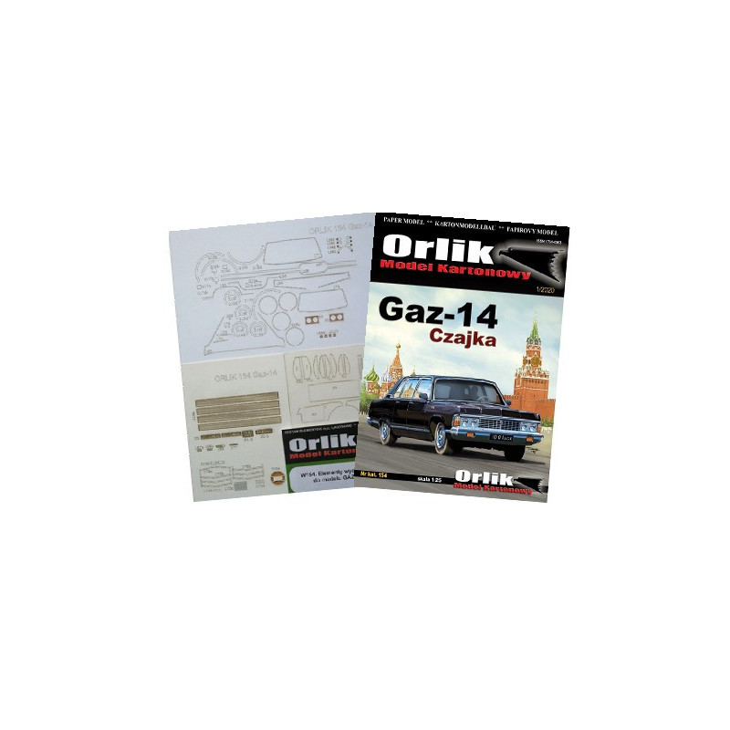 GAZ-14 „Chaika“ – the USSR/ Russian representative passenger car - a kit