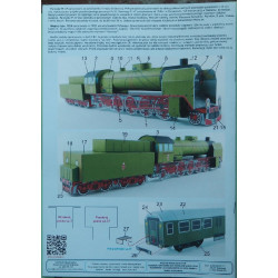 Pt-47 - the Polish steam locomotive and passenger wagon 120A