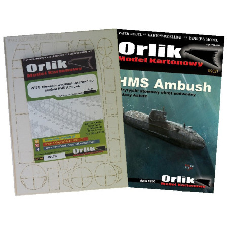 HMS «Ambush» – британская подводная лодка класса «Astute» – набор