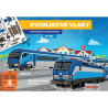 The Czech fast trains - locomotives and aditional wagons - a kit