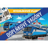 The Czech fast trains - locomotives and aditional wagons - a kit