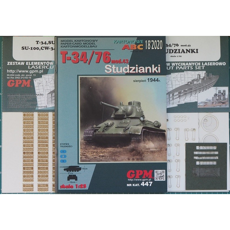 T-34/76 "Studzianki" - the Soviet/ Polish medium tank - a kit