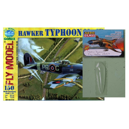 Hawker «Typhoon» Mk IB — британский истребитель-бомбардировщик - набор