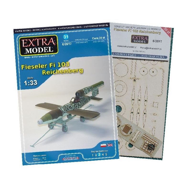 Fieseler Fi-103 „Reichenberg“ - Vokietijos lėktuvas – bomba - rinkinys