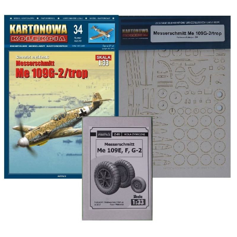 Messerschmitt Me-109G-2/trop – Vokietijos naikintuvas - rinkinys