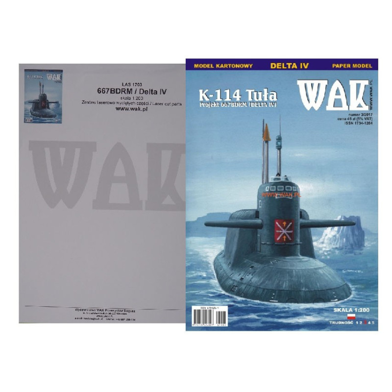 K-114 „Tula“ – the Soviet/ Russian modern nuclear submarine - a kit