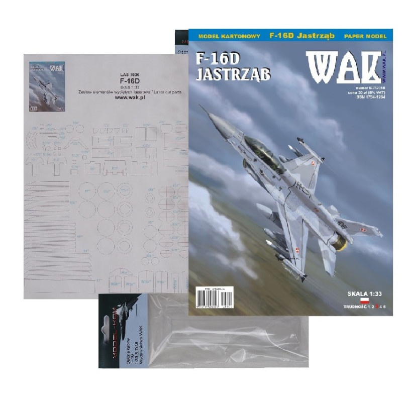 F-16D «Jastrzab» – современный американский/ польский истребитель -набор