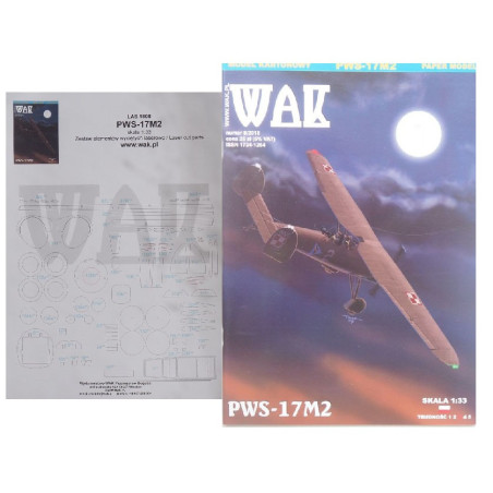 PWS-17M2 – польский двухместный истребитель - проект  - набор