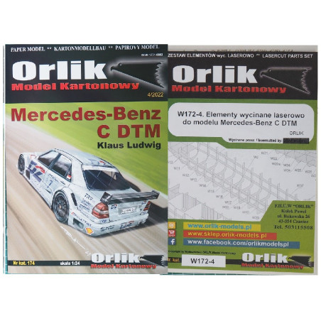 Mercedes-Benz C DTM (Klaus Ludwig) – Vokietijos lenktyninis automobilis - rinkinys
