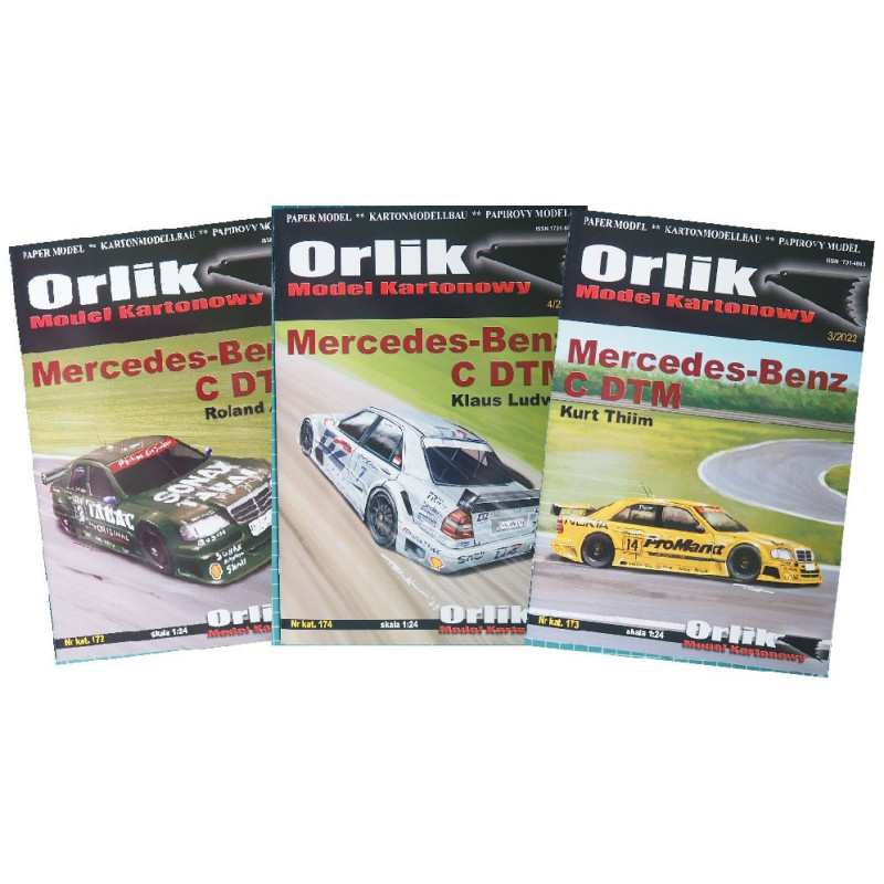 „Mercedes – Benz C DTM“ – 3 German racing cars - a kit
