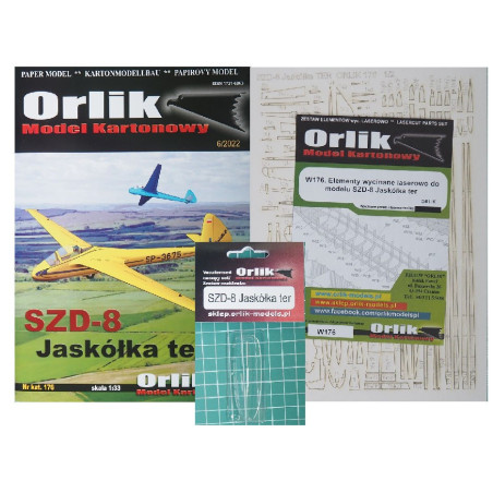 SZD-8 „Jaskolka ter“ – lenkiškas sklandytuvas – rinkinys