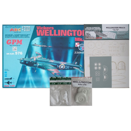 Vickers „Wellington“ Mk. Ic – Didžiosios Britanijos vidutinis bombonešis – rinkinys