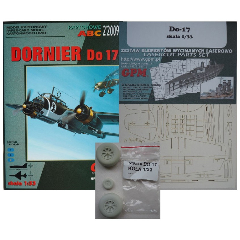 Dornier Do-17 – Vokietijos žvalgas – bombonešis – rinkinys