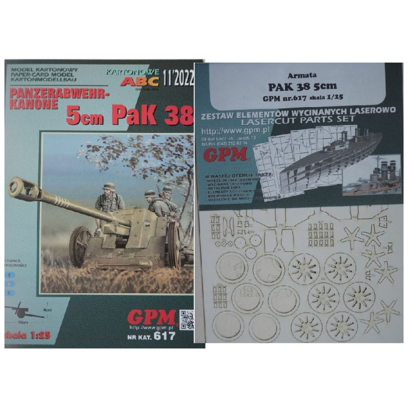 «PaK 38» – немецкая 5-см противотанковая пушка – набор